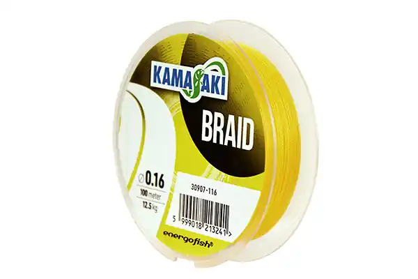 Kamasaki Braid Yellow 0.25mm Flitsaanbieding