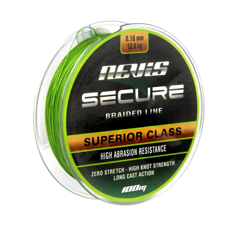 Nevis Secure Braided 100m/0.35mm Direct Verzonden