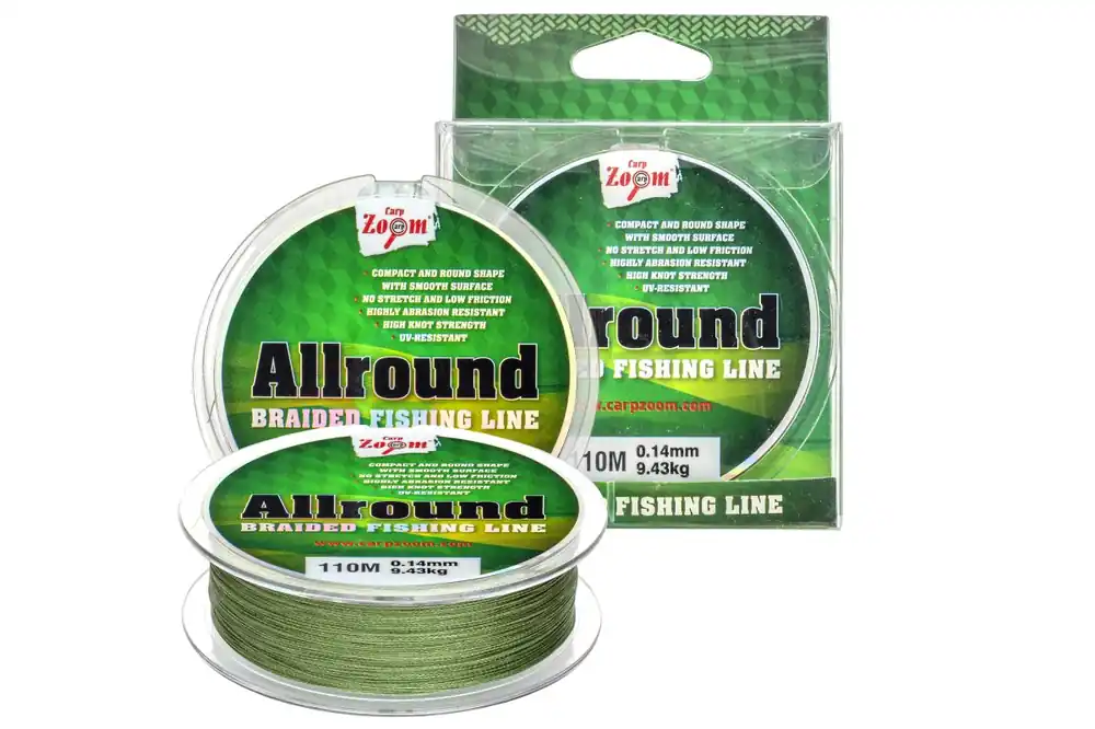 CarpZoom Allround fonott zsinór, o 0,20mm, 110m, 19,02kg, zöld Beperkt Aanbod
