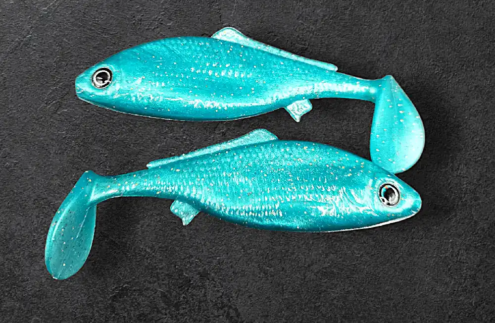 Beste Prijs Alpha Tackle Magic Carp Blue Crystal/light blue arany csillámokkal / 9cm