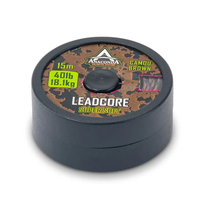 Bestseller Anaconda Super Soft Leadcore Brown / 50lb / 15m