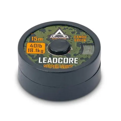 Anaconda Super Soft Leadcore Green / 60lb / 15m Laatste Kans