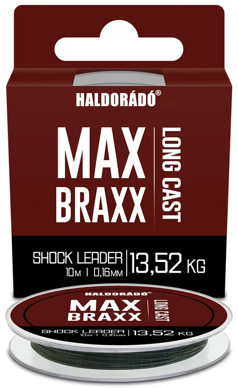 Haldorádó Max Braxx - Long Cast Shock Leader 0,16 mm - 13,52 kg 10m Koop Online