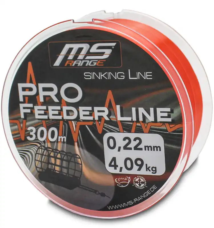 Hoge Kwaliteit MS RANGE Pro Feeder Line sülyedő monofil zsinór / 0,18mm / 300m / 2,56kg
