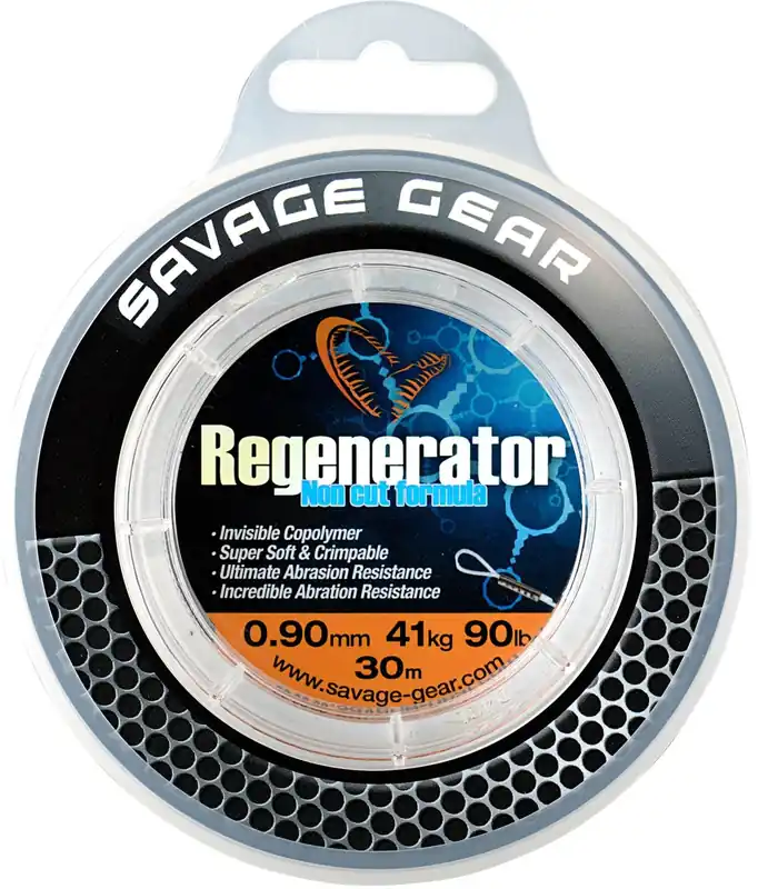 Premium Savage Gear REGENERATOR MONO 30M 0.90MM 41KG CLEAR előkezsinór