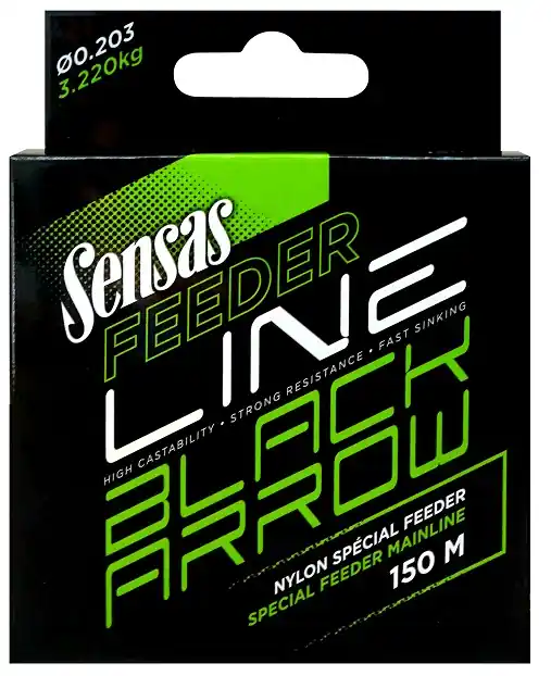 Lage Kosten Sensas Zsinór Feeder Black Arrow 150m 0,234mm