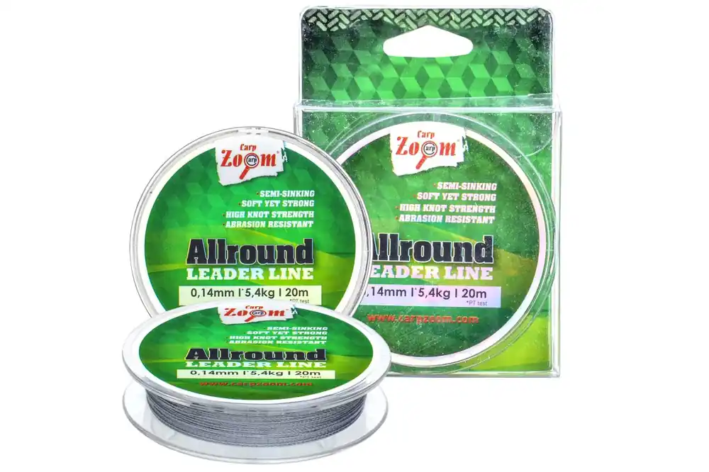 Speciale Aanbieding CarpZoom Allround fonott előkezsinór, o 0,20mm, 20m, 8,4kg, szürke