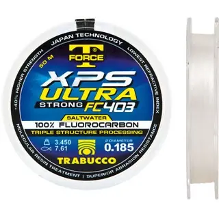 Trabucco T- Force Xps Ultra Fluorocarbon 403 Saltwater 50m 0,33mm előkezsinór Nu Kopen