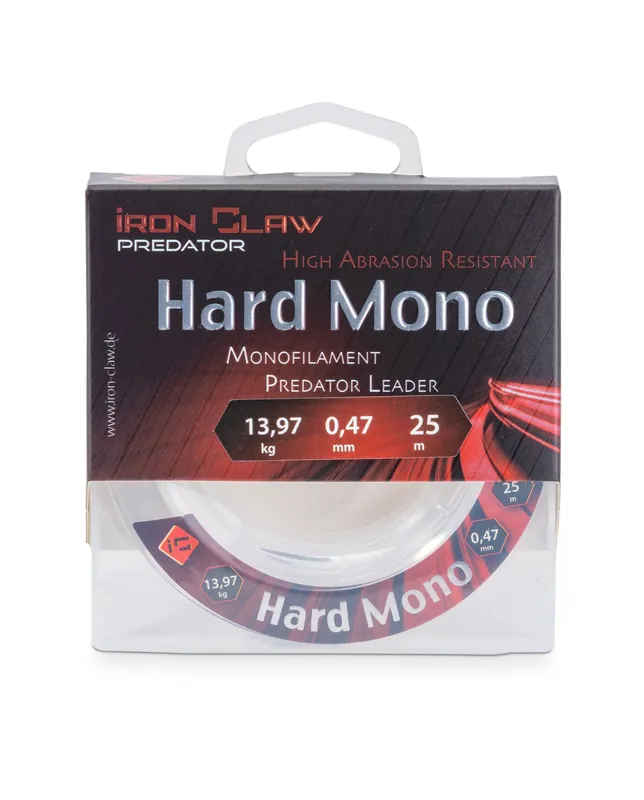 IRON CLAW Hard Mono előkezsinór 25m/0,60mm/23,10Kg Nu Kopen