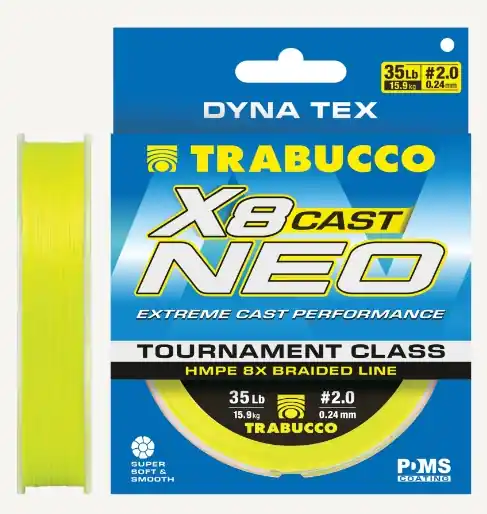 Trabucco DT X8 Neo Cast YL150m 0,128mm 5,44kg fonott zsinór Lage Prijs