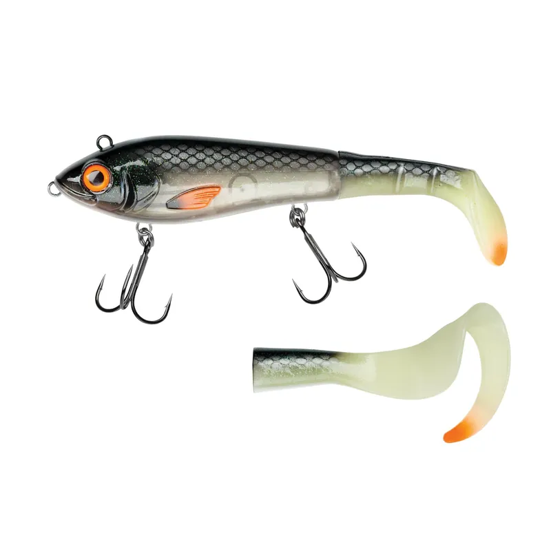 Express Levering Abu Garcia Svartzonker SVZ McHybrid 20cm 100g Glow Shad hibrid wobbler