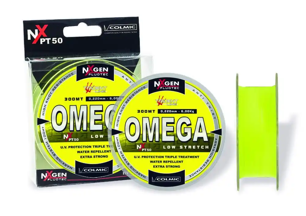 Gratis Retour Colmic Omega Pt50 300m 0.25mm Yellow Fluo