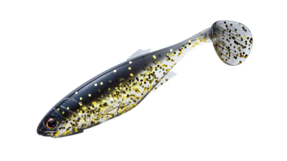Betrouwbaar Major Craft Stabi Shad Fat 4" 10.2cm 004 Black Gold