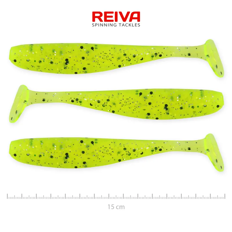Reiva Flash Shad 15cm 3db/cs (Poppy green) Dagaanbieding