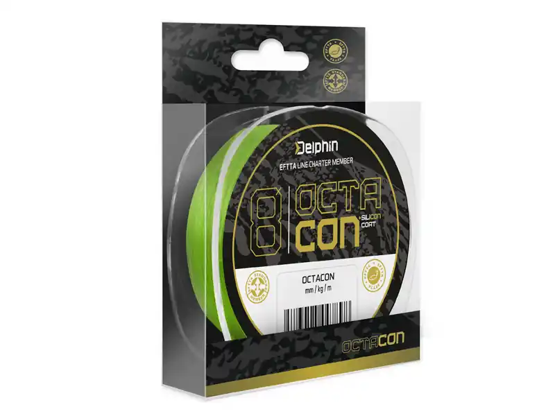 Delphin OctaCON / fluo zöld (0,10mm 6,2kg 135m) Koop Online