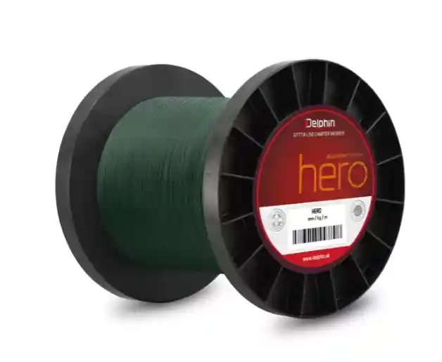 Nieuw Delphin HERO zöld (0,14mm 9,1kg 1000m)
