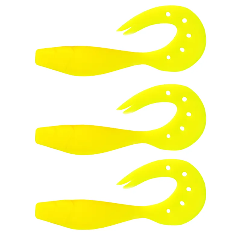 Nevis Twister Shad 11cm 3db/cs (Sárga) Beperkte Voorraad