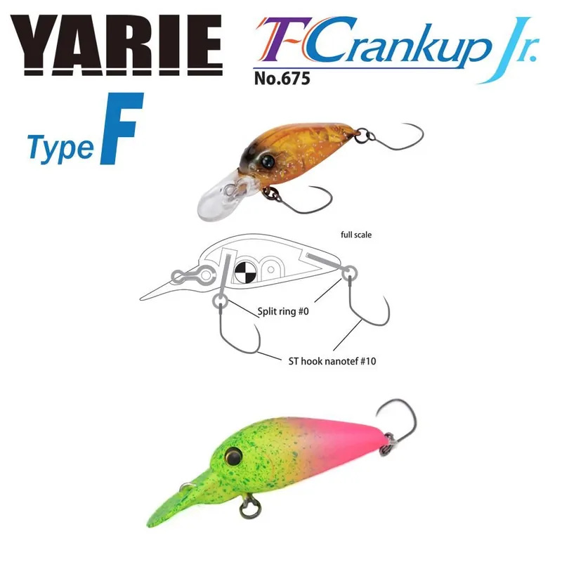 Bestel Nu Yarie Jespa Yarie 675 T-Crankup Jr Type F 28mm 1.8g C34 Go Go Chart crank