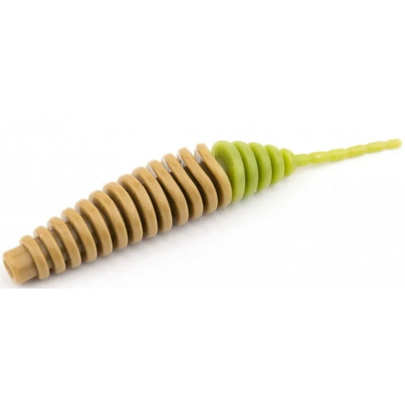 Favoriet Fishup_Tanta 2.5" 8Pcs.137 - Coffee Milk/Light Olive gumiféreg