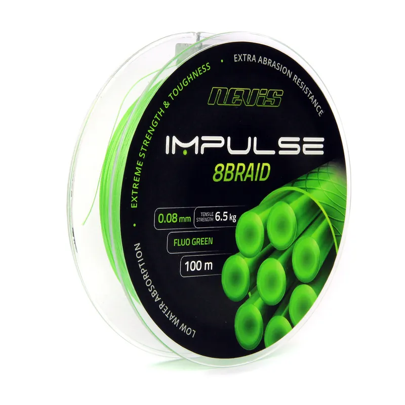 Dagaanbieding Nevis Impulse 8Braid 100m/0.10mm