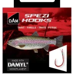 DAM SPEZI TROUT RED 6 0.22MM 3.2KG 70CM 10PC Flitsaanbieding