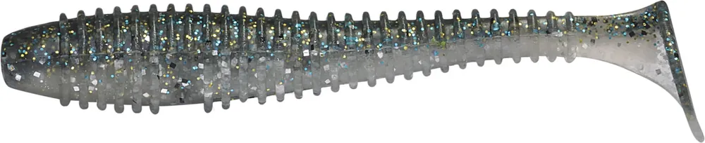Rapture Ribbed Swing Shad 7cm smoke blue 12db plasztik csali Hoge Kwaliteit