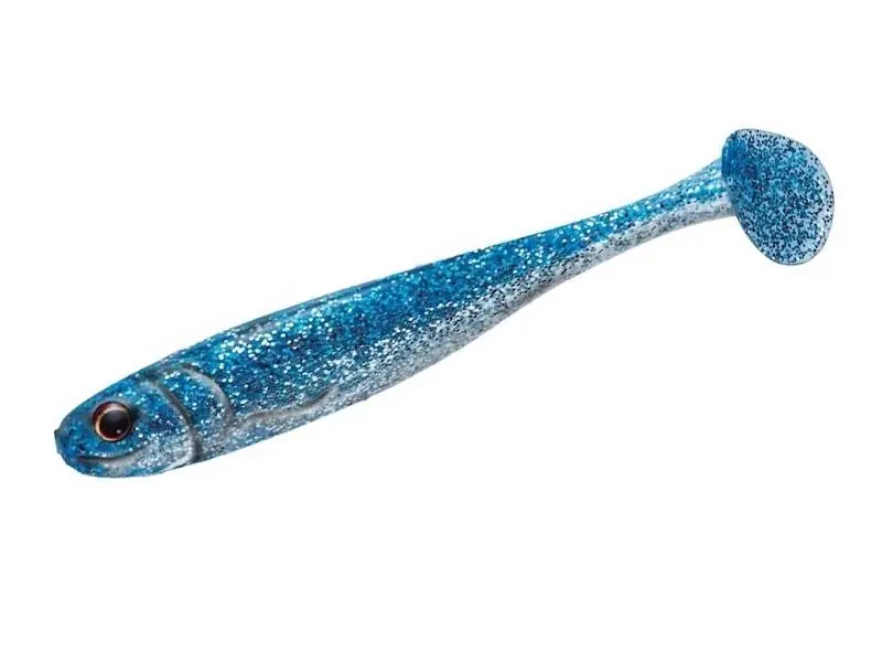 Major Craft Stabi Shad Slim 4" 10.2cm 002 Blue Silver Beste Prijs