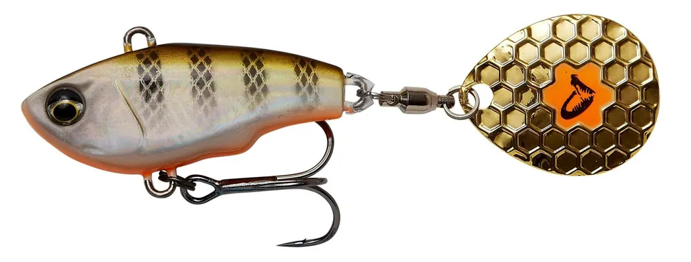 Savage Gear FAT TAIL SPIN 5.5CM 9G SINKING PERCH műcsali Hete Deal