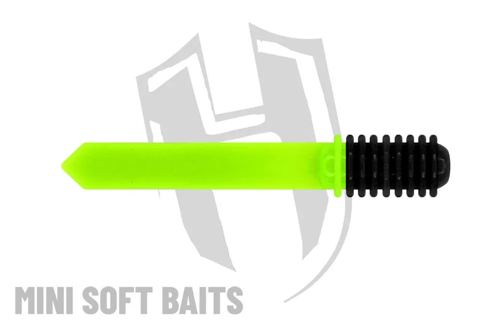 Herakles Tad 75mm Cheese Black Chartreuse gumihal Laatste Kans