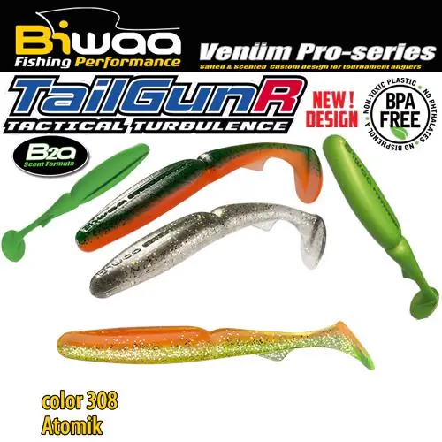 Biwaa Tailgunr 3.5" 9cm 308 Atomic gumihal Hoge Kwaliteit