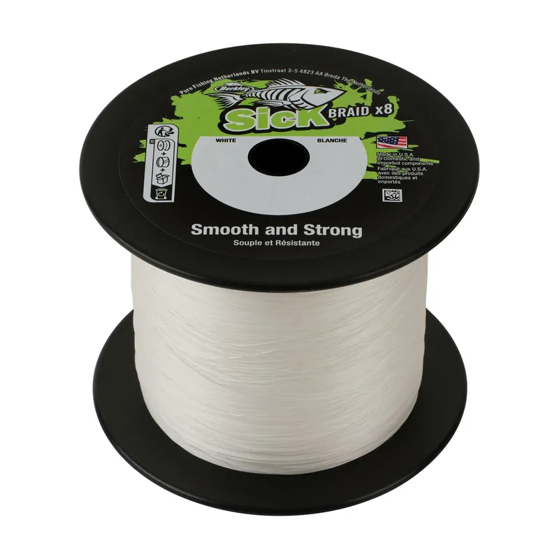 Berkley Sick Braid; 2000m 2180yd, 0,23mm, 23,6kg 52lb , White fonott pergető zsinór Lage Prijs