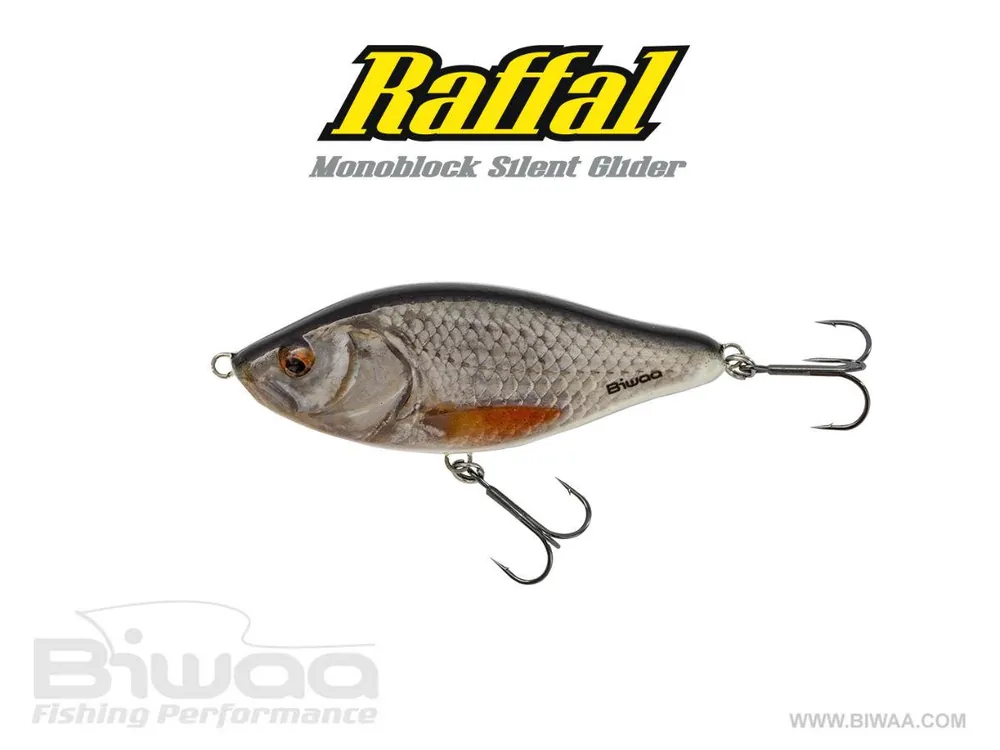 Biwaa Glider Raffal 3" S 7.5cm 17g 38 Roach jerkbait Gratis Retour