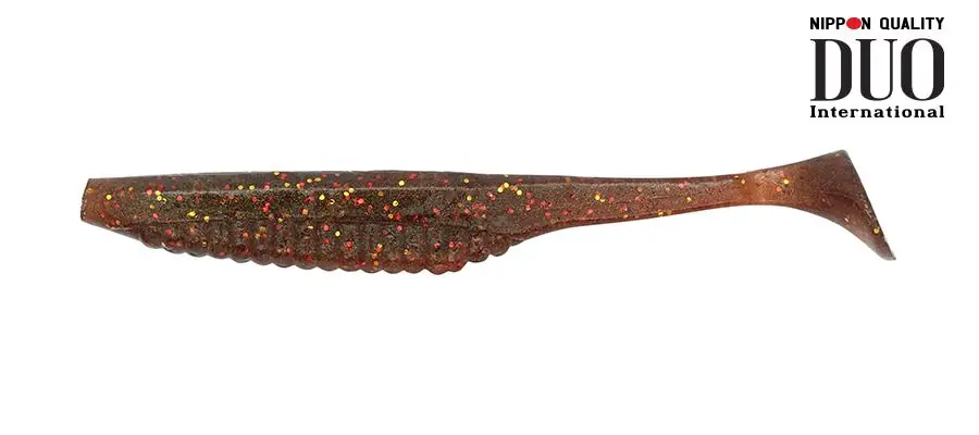Hoge Kwaliteit Duo Realis Versa Shad 4" 10cm F079 Dark Motor Oil Uv