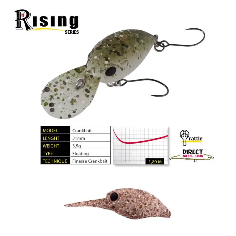 Lage Prijs Herakles Deep-J F 3.1mm 3.5g Marmo Crank
