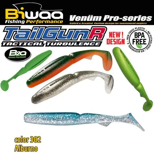 Tijdelijk Beschikbaar Biwaa Tailgunr 2.5" 6.5cm 302 Alburno gumihal