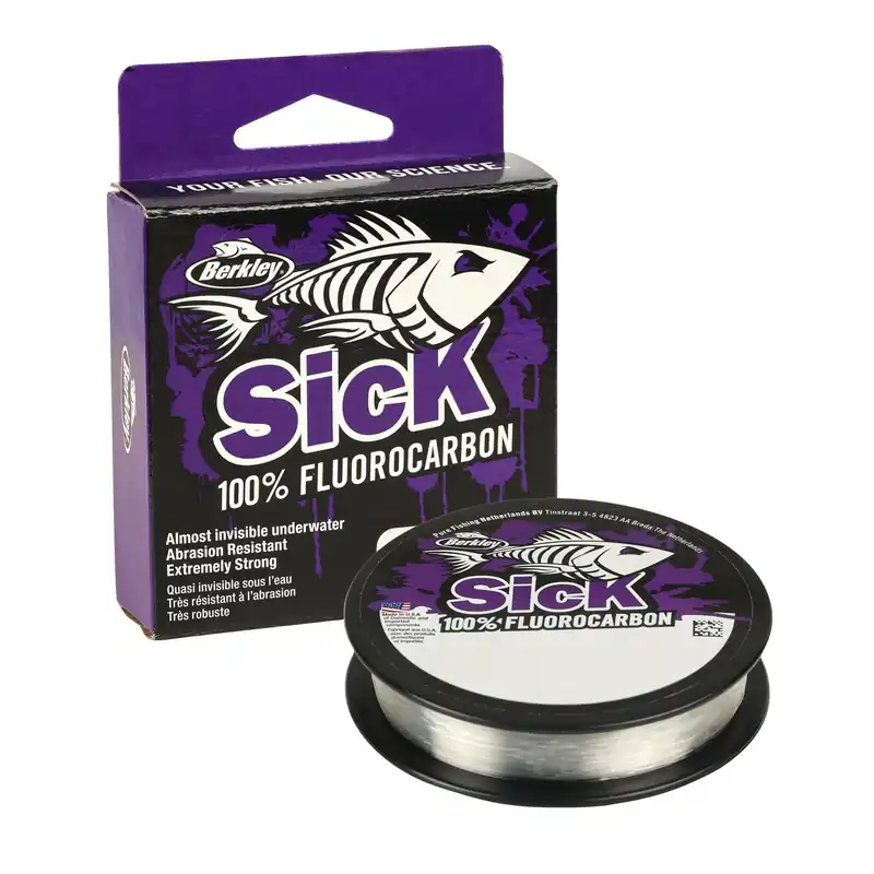 Seizoensaanbieding Berkley Sick 50m 54yd, 0,35mm, 10kg 22lb , Clear fluorcarbon zsinór