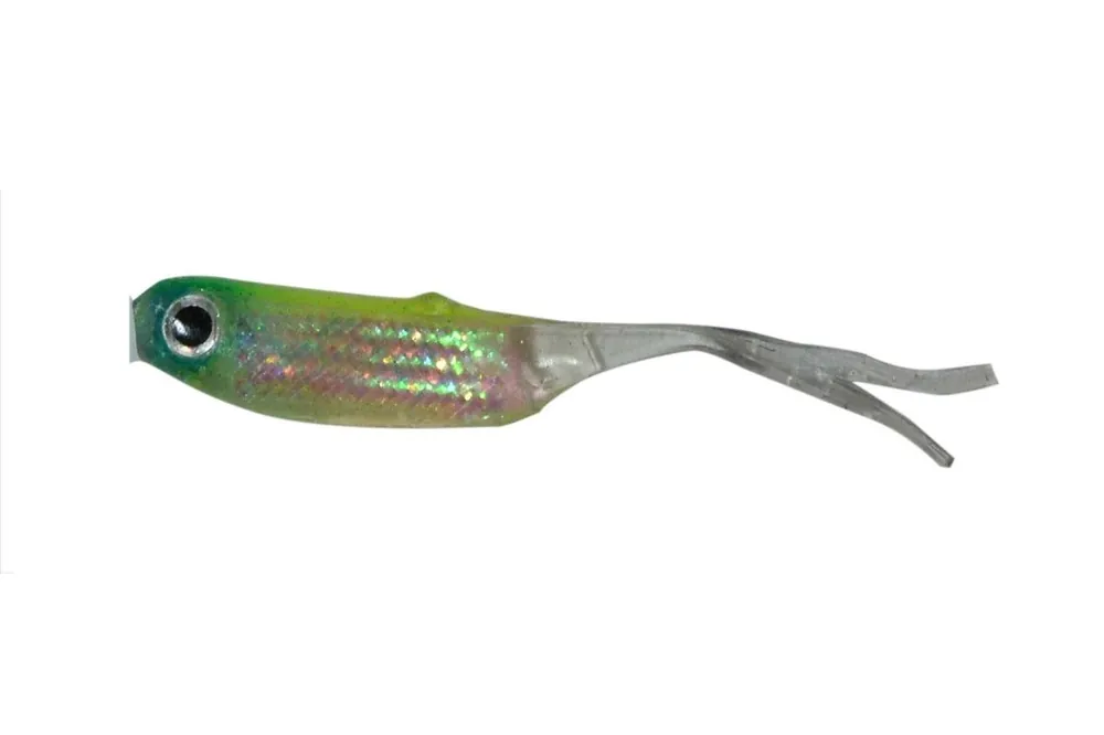 Op = Op Predator-Z Offspring Tail Killer gumihal halas aromával, 5cm, zöld, 5db