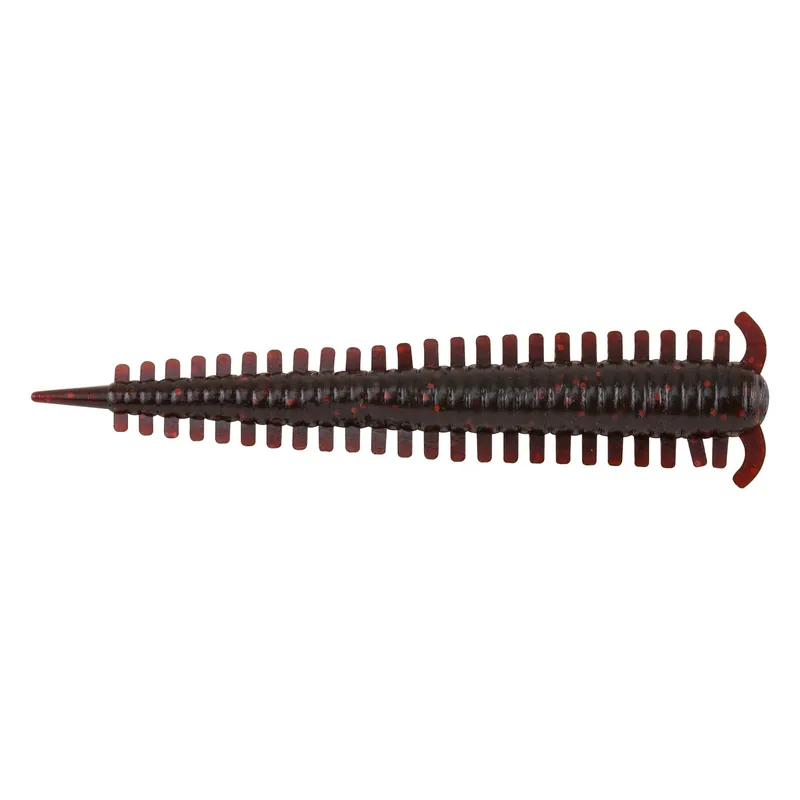 Alleen Vandaag Berkley Gulp! GULP SNDWRM 2IN Motor Oil Red Fleck SB 24 Darab gumihal