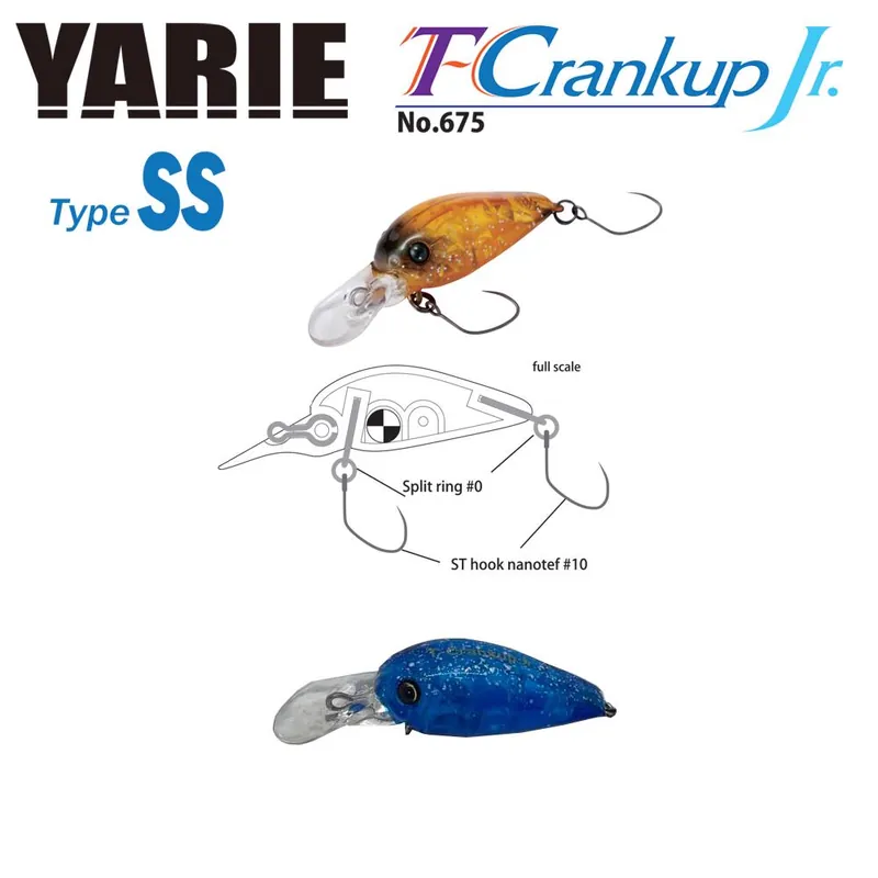 Exclusieve Aanbieding Yarie Jespa Yarie T-Crankup Jr 675 Type Ss 2.8mm 2.1g C32 It Blue Crank