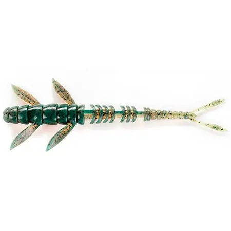FISHUP Flit 4" (7pcs.), 017 - Motor Oil Pepper Snelle Levering