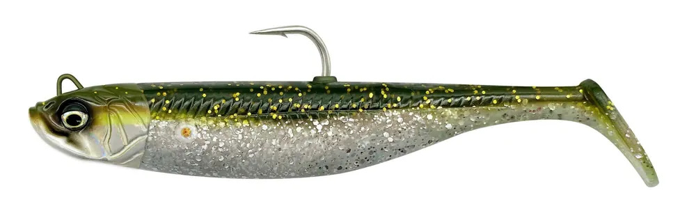 Savage Gear SAVAGE MINNOW 12.5CM 35G S GS 2P1 gumihal Seizoensaanbieding