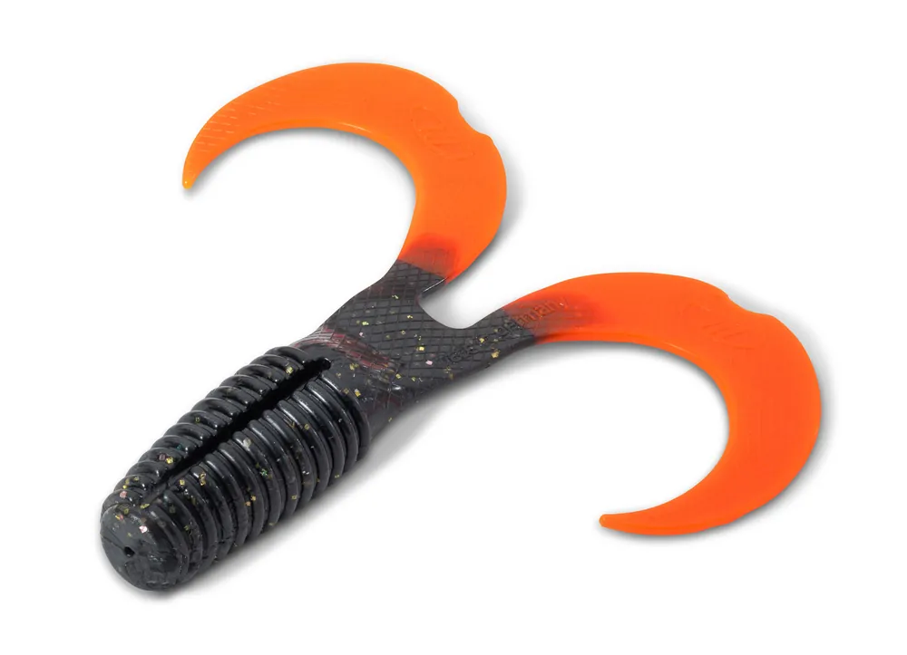 IRON CLAW Moby Curly One GF / UV / 12cm gumihal Uitverkoop