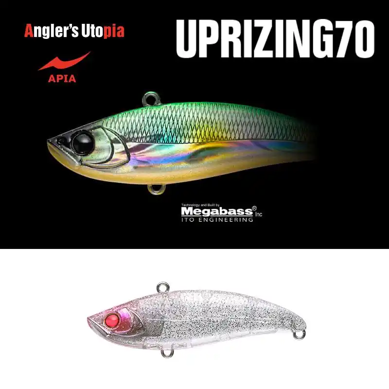 Direct Beschikbaar Apia Uprizing 70Hw 18g 70mm 07 Peach Clear Glitter