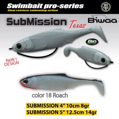 Biwaa Submission 5" 13cm 18 Roach gumihal Op = Op