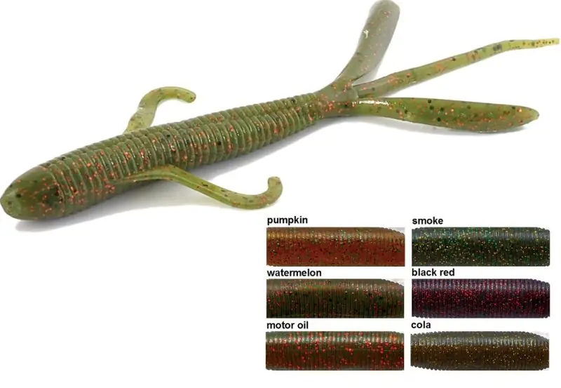 Veilige Betaling Rapture W. Crazy Lizard 12cm Smoke 10db lágygumi csali