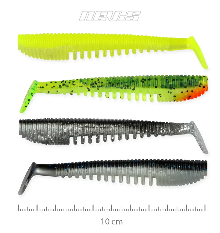 Betrouwbaar Nevis Impulse Shad 10cm 4db/cs 4szín