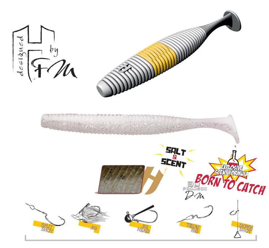Herakles Fat Shad-Ow105 4.2" 10.5cm Bokura Magic Merkproduct