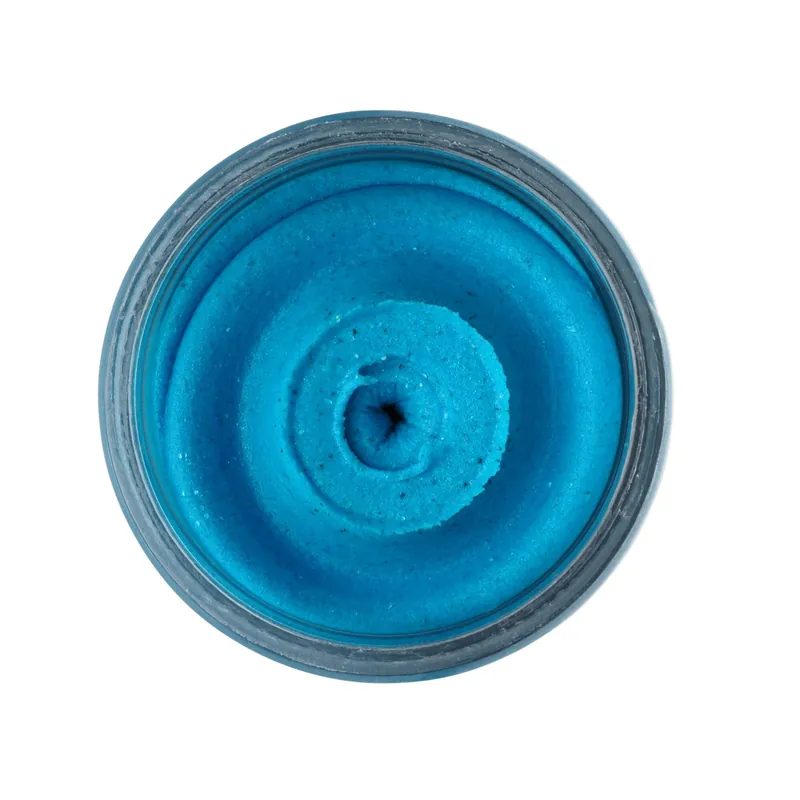 Gereduceerde Prijs Berkley PowerBaitPowerBait® EU GLTR TRTBT NEON BLUE GLITTER plasztik csali