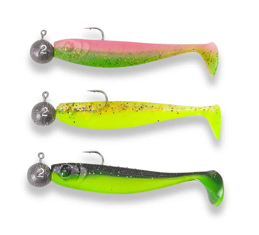 Populair SAENGER Splitfire 7,5cm/7g/ horogméret 2 / 3db-os jig szett