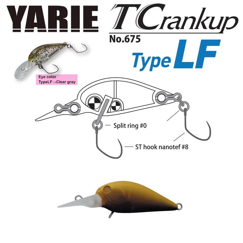Yarie Jespa Yarie T-Crankup 675 Type Lf 3.5mm 2.6g C29 Tanba Edamame Alleen Vandaag